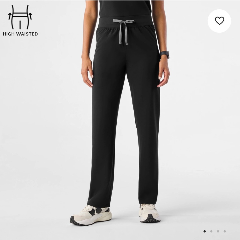 FIGS Livingston Scrub Pants | Black | Small Petite
